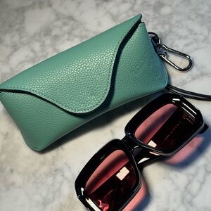 Loewe Paulas Ibiza Dive Black Frames with Red Lenses Sunglasses